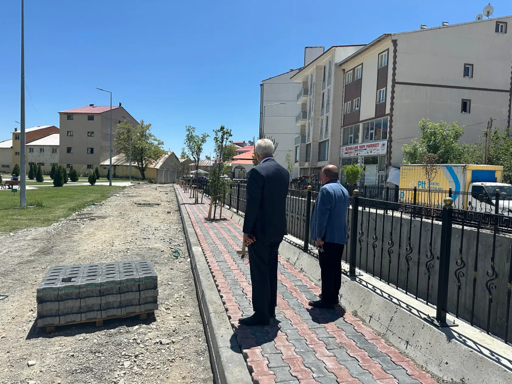 Eleşkirt'te kaşedor deresi çevresinde çalışmalar yerinde incelendi