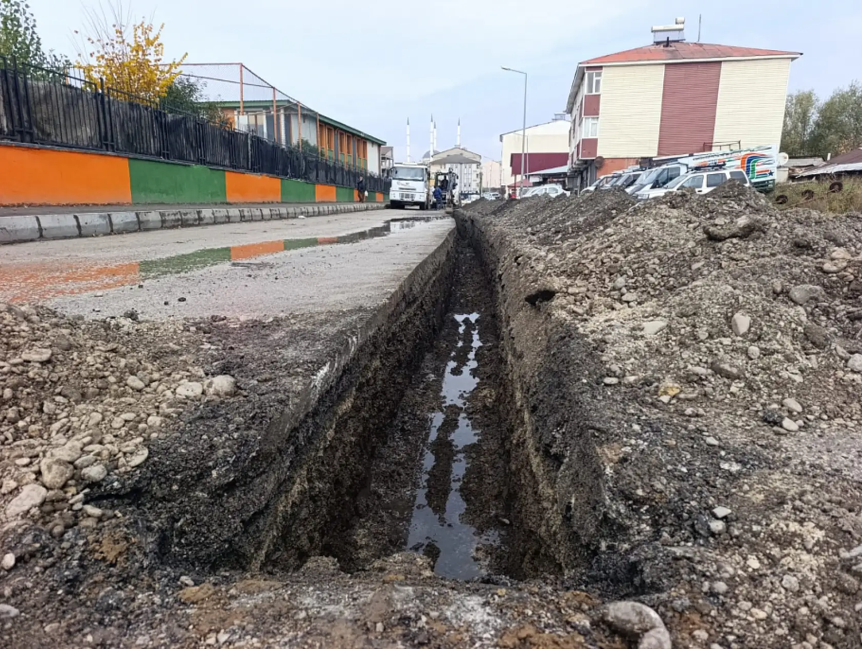 Ağrı'da kış kapıya dayandı, doğalgaz için yollar kazıldı! Vatandaşlar tepkili