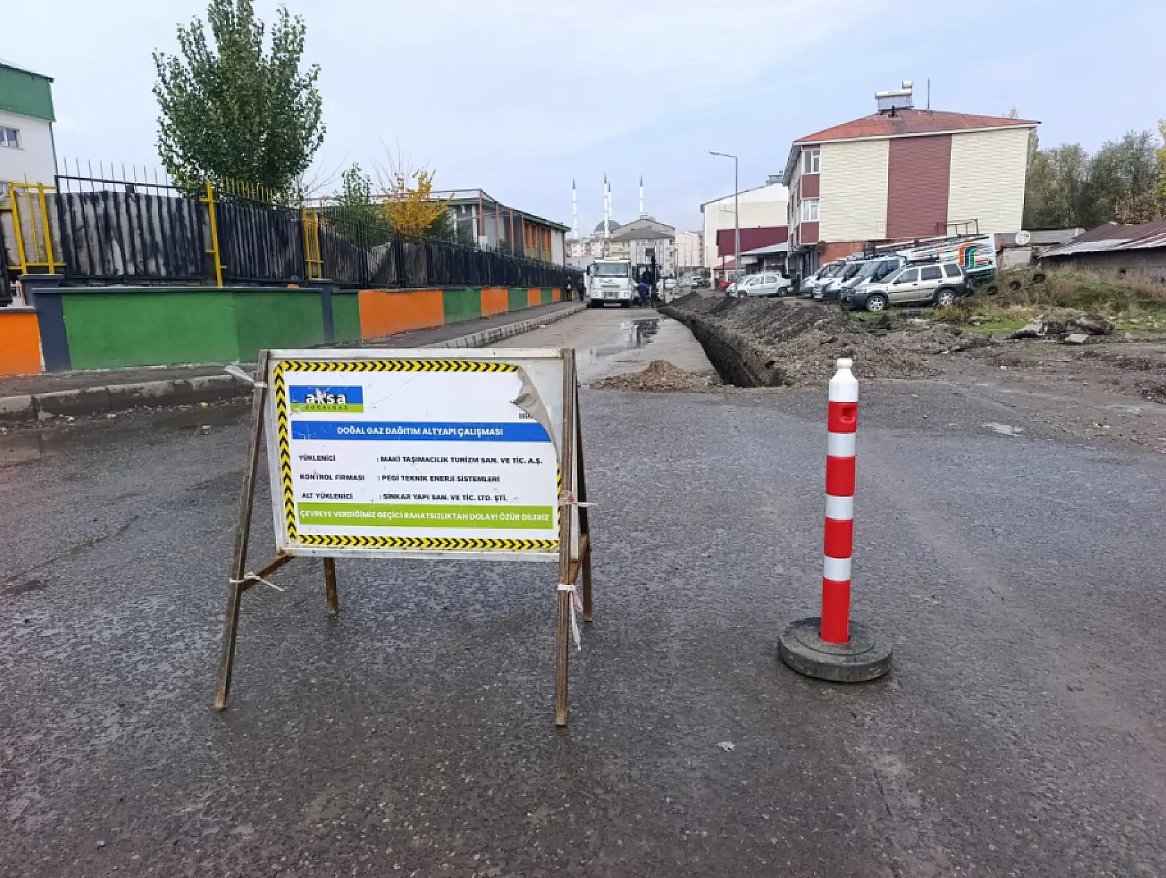 Ağrı'da kış kapıya dayandı, doğalgaz için yollar kazıldı! Vatandaşlar tepkili