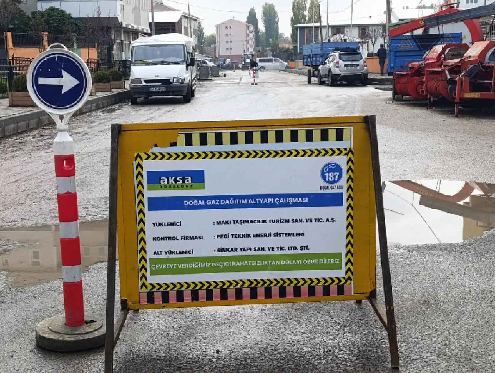 Ağrı'da kış kapıya dayandı, doğalgaz için yollar kazıldı! Vatandaşlar tepkili