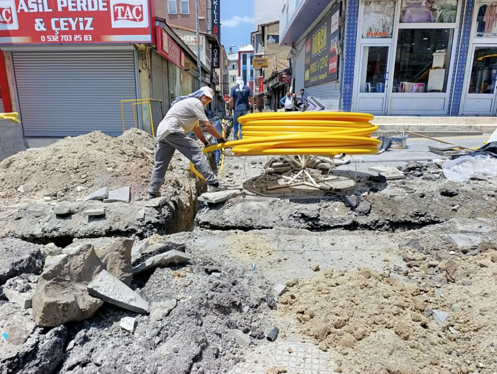 Eski Van Caddesi şantiyeye döndü