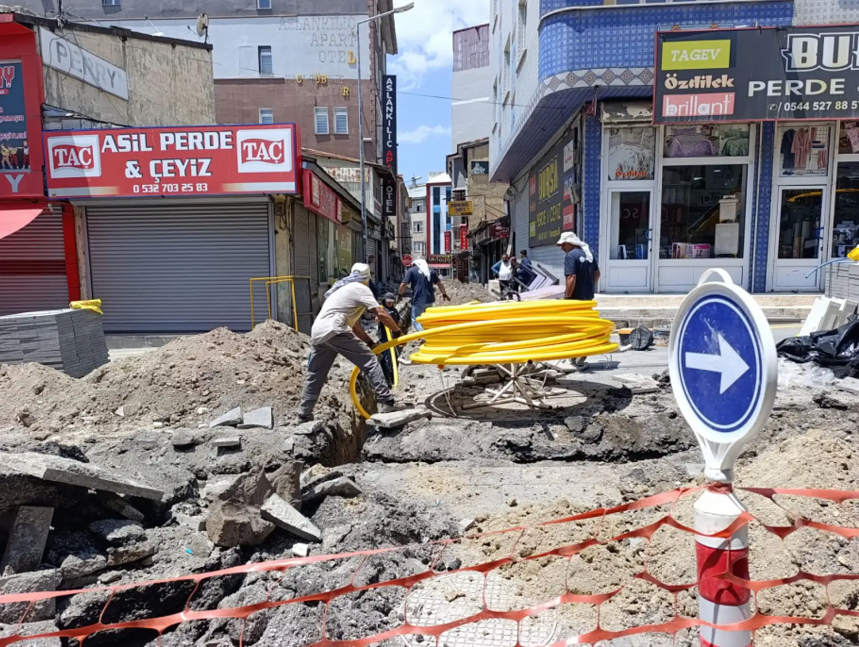 Eski Van Caddesi şantiyeye döndü