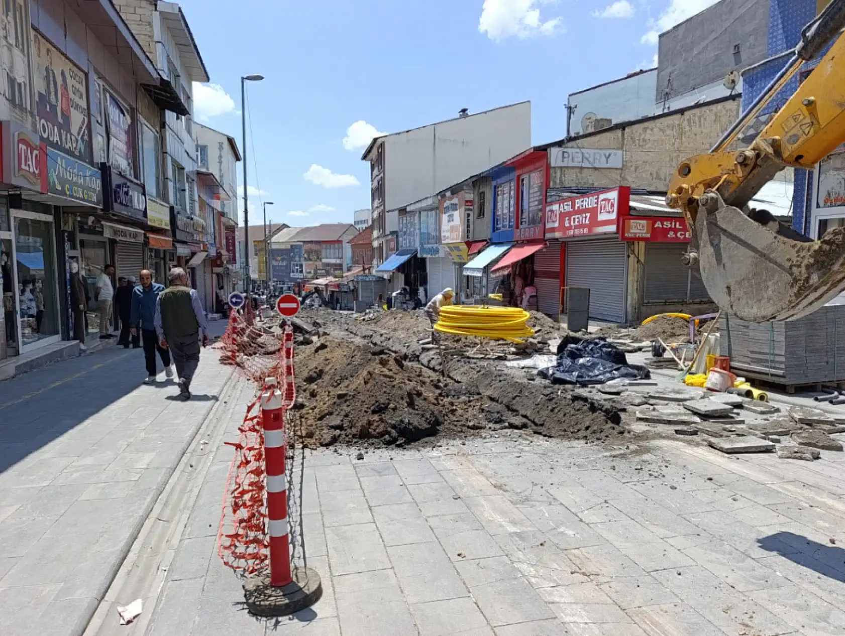 Eski Van Caddesi şantiyeye döndü