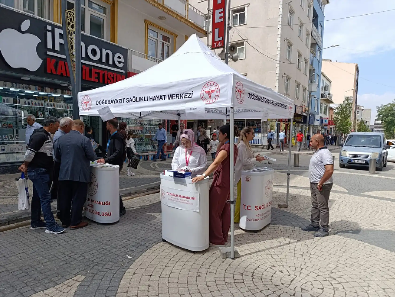 Doğubayazıt'ta sağlık için farkındalık çalışmaları sürüyor