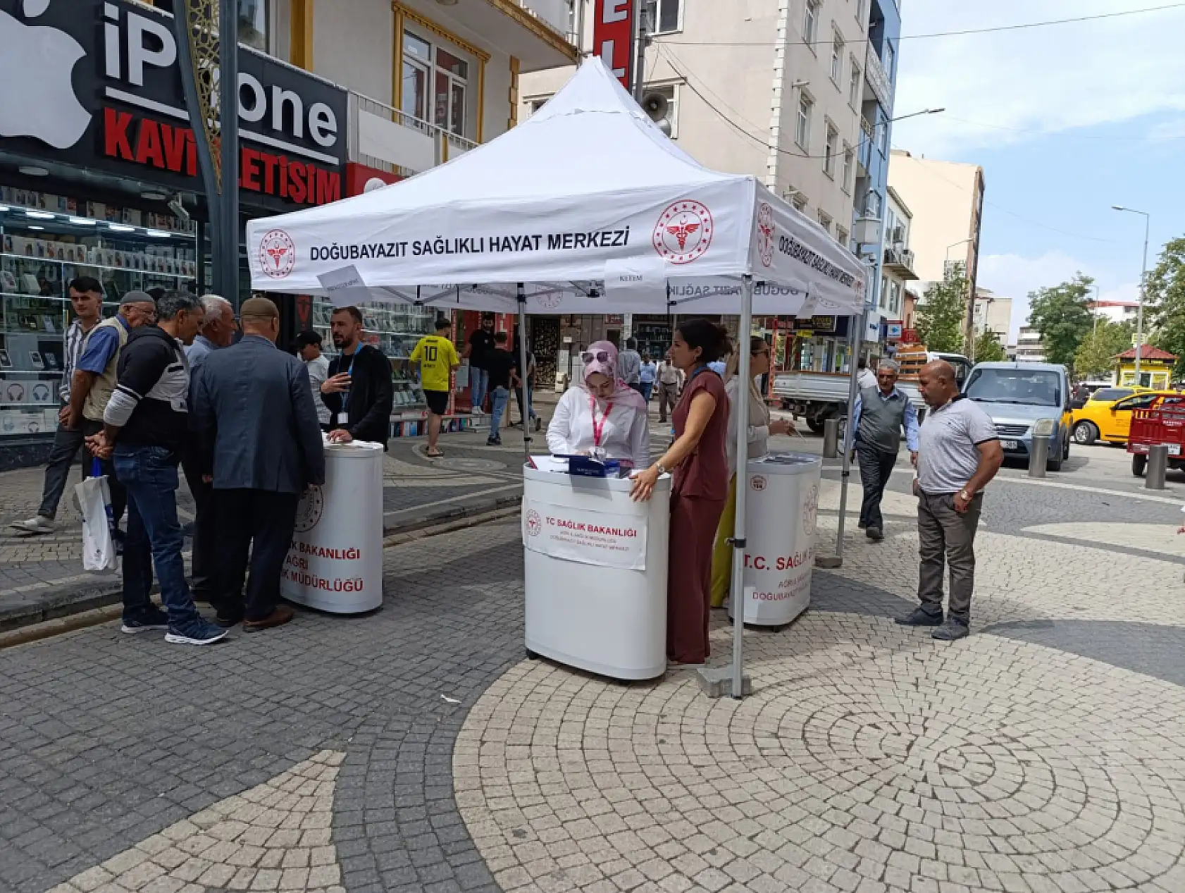 Doğubayazıt'ta sağlık için farkındalık çalışmaları sürüyor