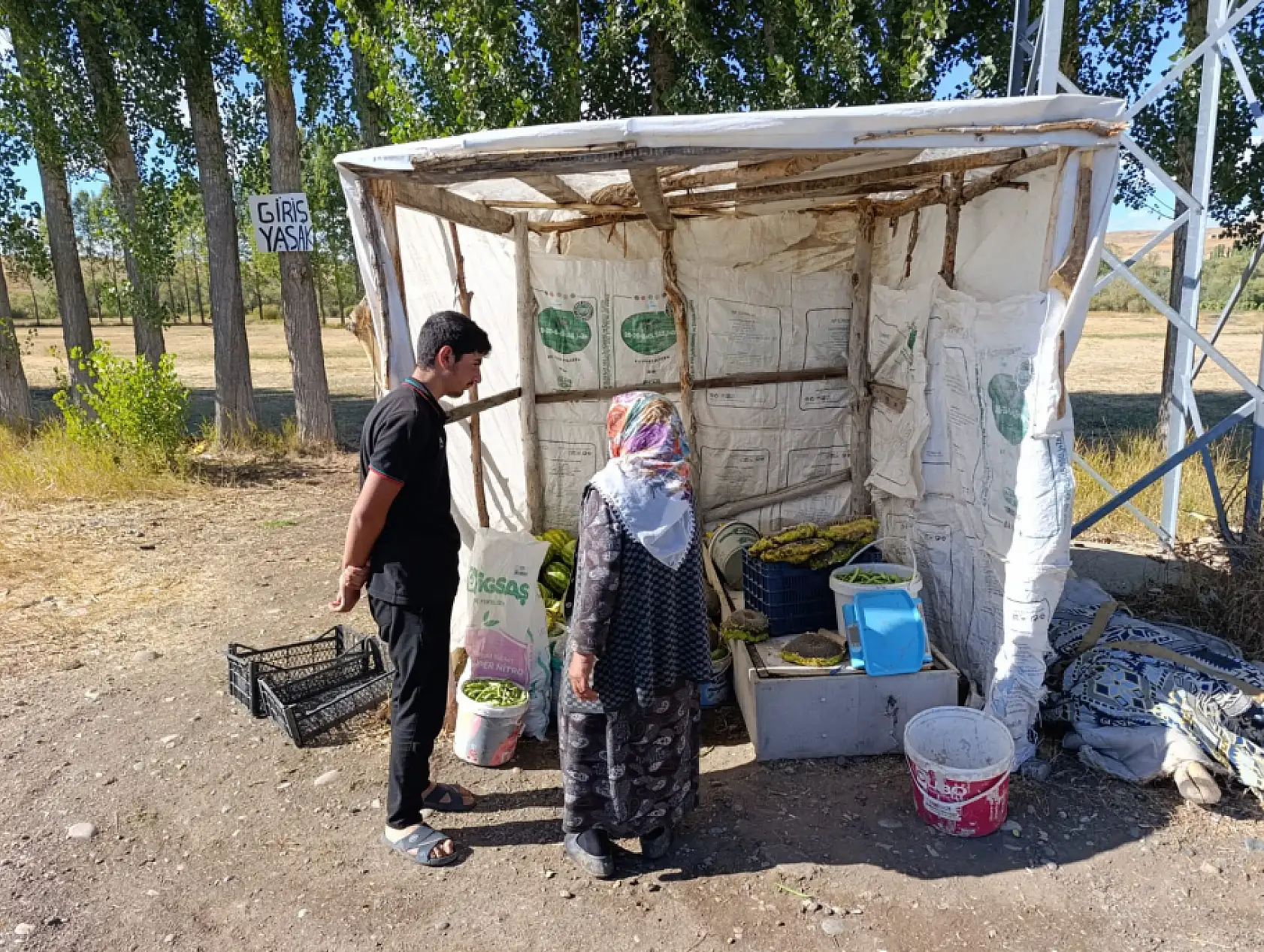 Ağrı'da bostan ürünleri vatandaşla buluştu