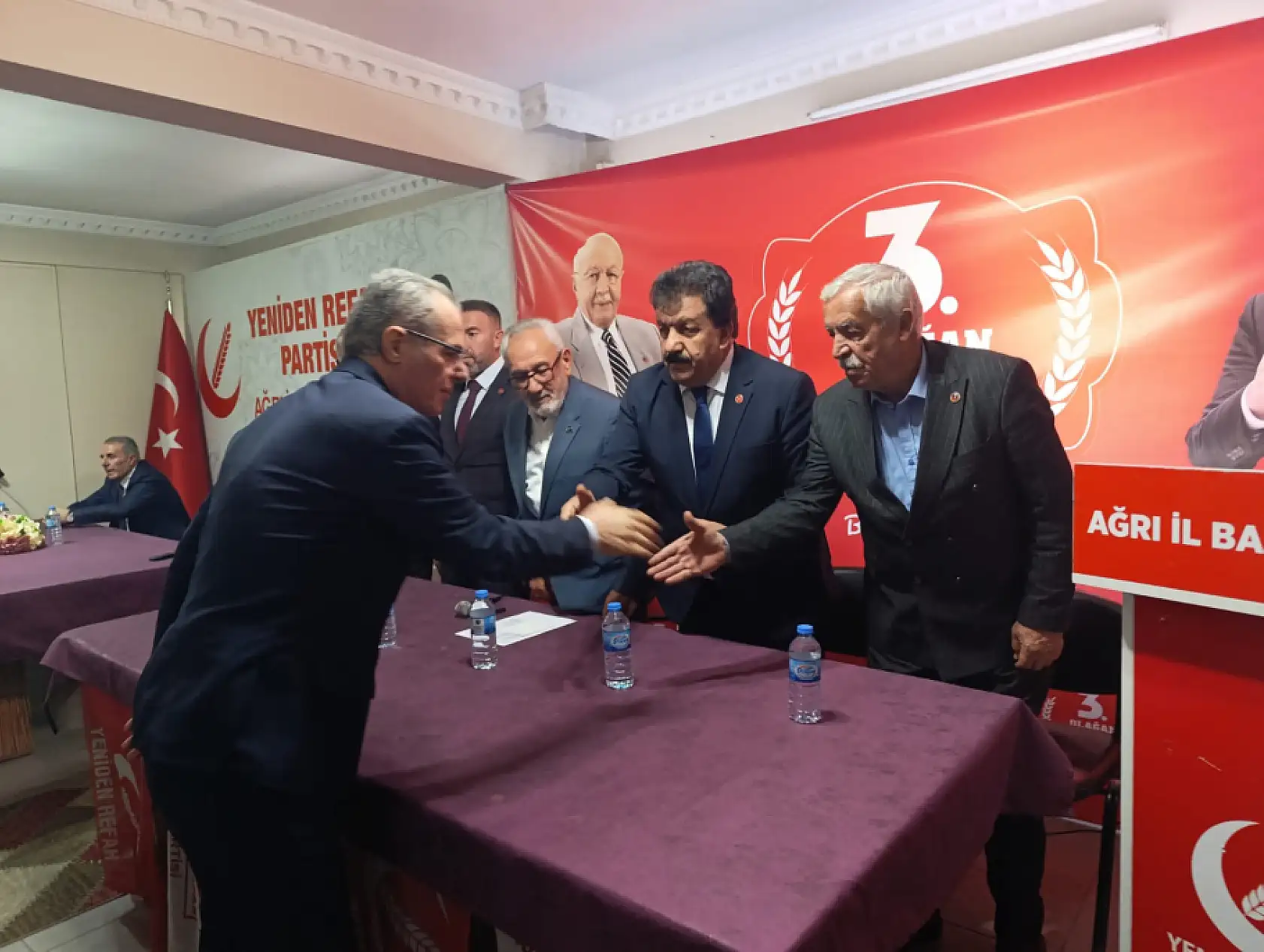 Yeniden Refah Partisi Ağrı İl Başkanlığı 3. Olağan Kongresi gerçekleştirildi