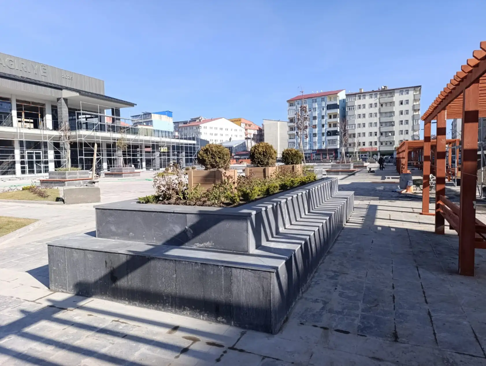 Ağrı'nın yeni buluşma noktası açılışa gün sayıyor