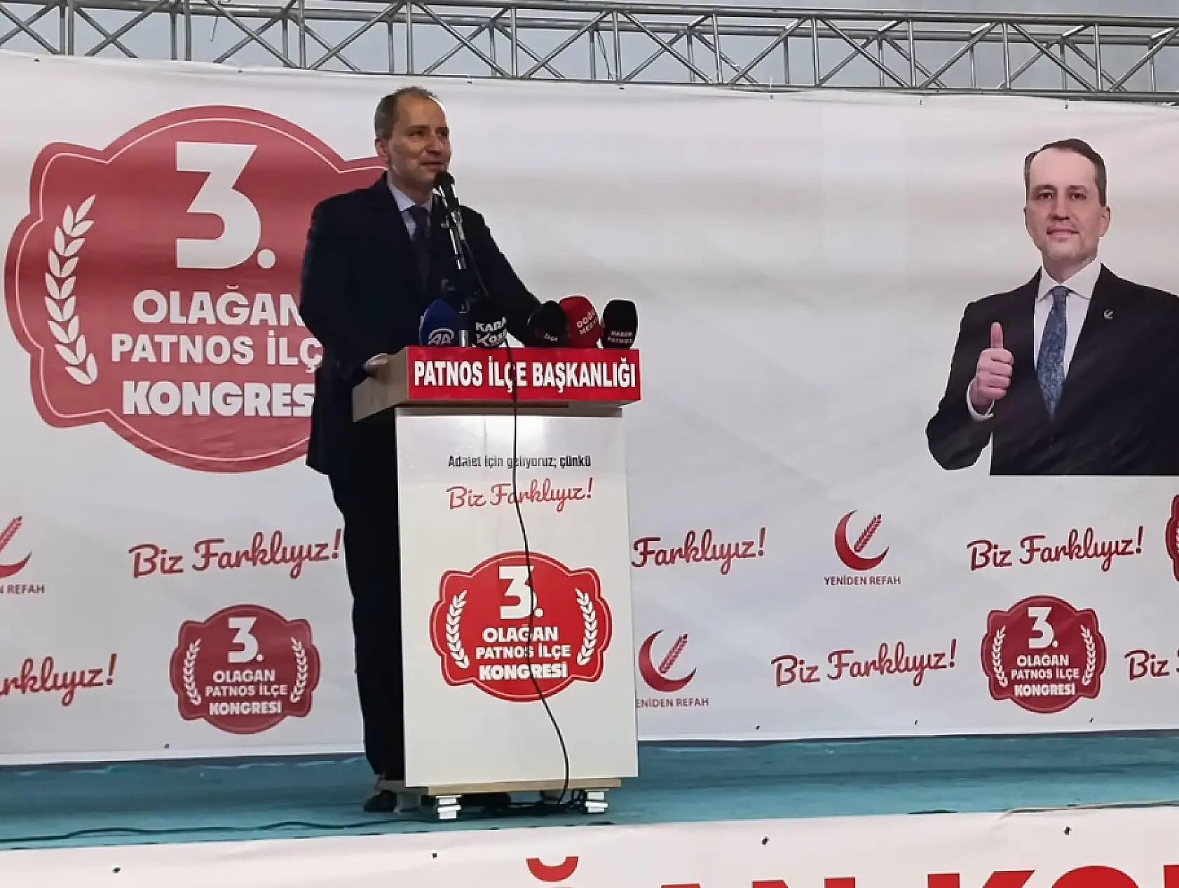 Yeniden Refah Partisi'nden Patnos çıkarması: Erbakan'dan çarpıcı açıklamalar