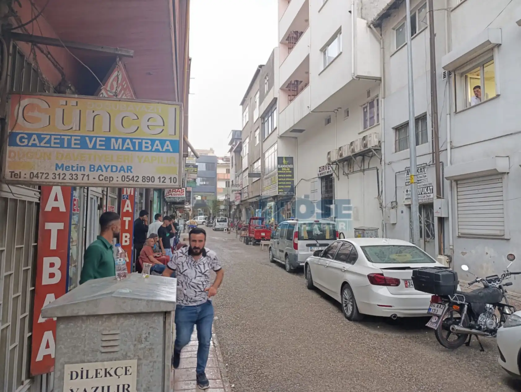 Doğubayazıt'ta misket büyüklüğünde dolu yağdı