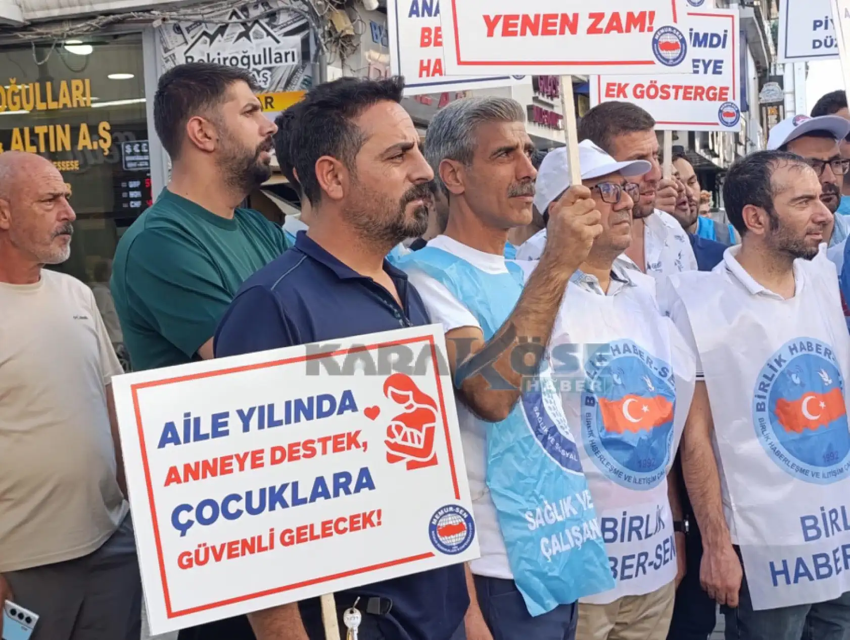 Ağrı'da Memur-Sen'den 'Gelirde Adalet, Ücrette Denge' eylemi