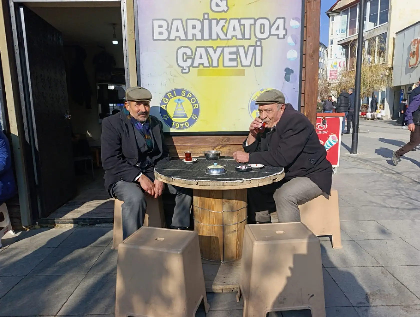 Kışın ortasında Ağrı'da güneş sürprizi