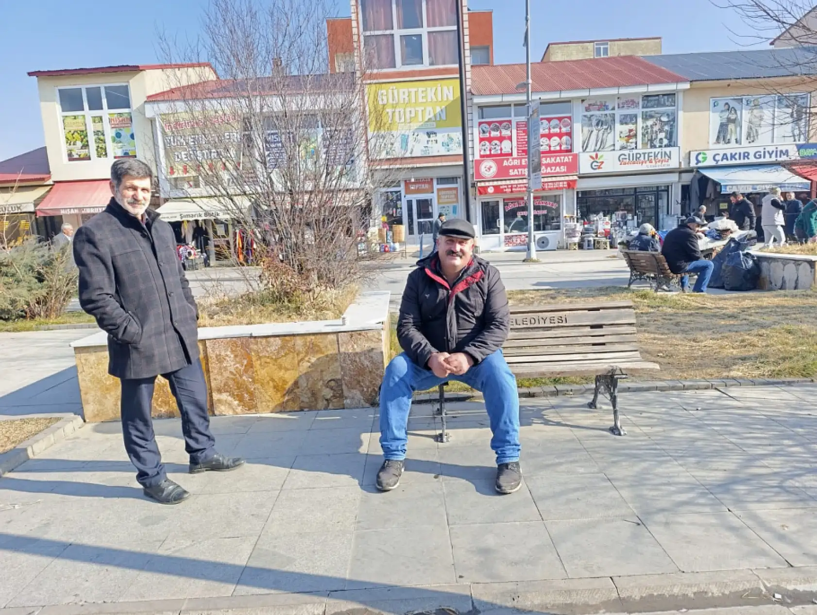 Kışın ortasında Ağrı'da güneş sürprizi