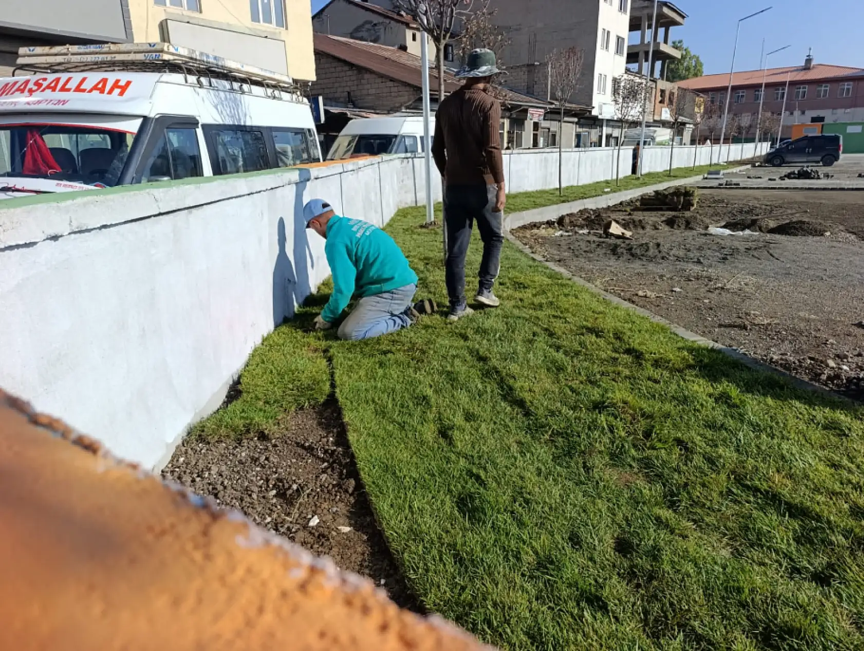 Ağrı'da  trafiğe nefes aldıracak 300 araçlık otoparkta sona gelindi
