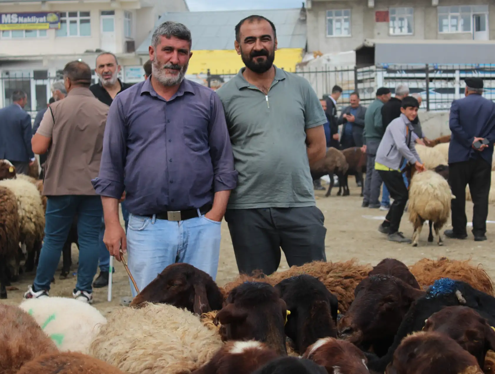 Ağrı kurban pazarında ikinci gün hareketliliği yaşandı