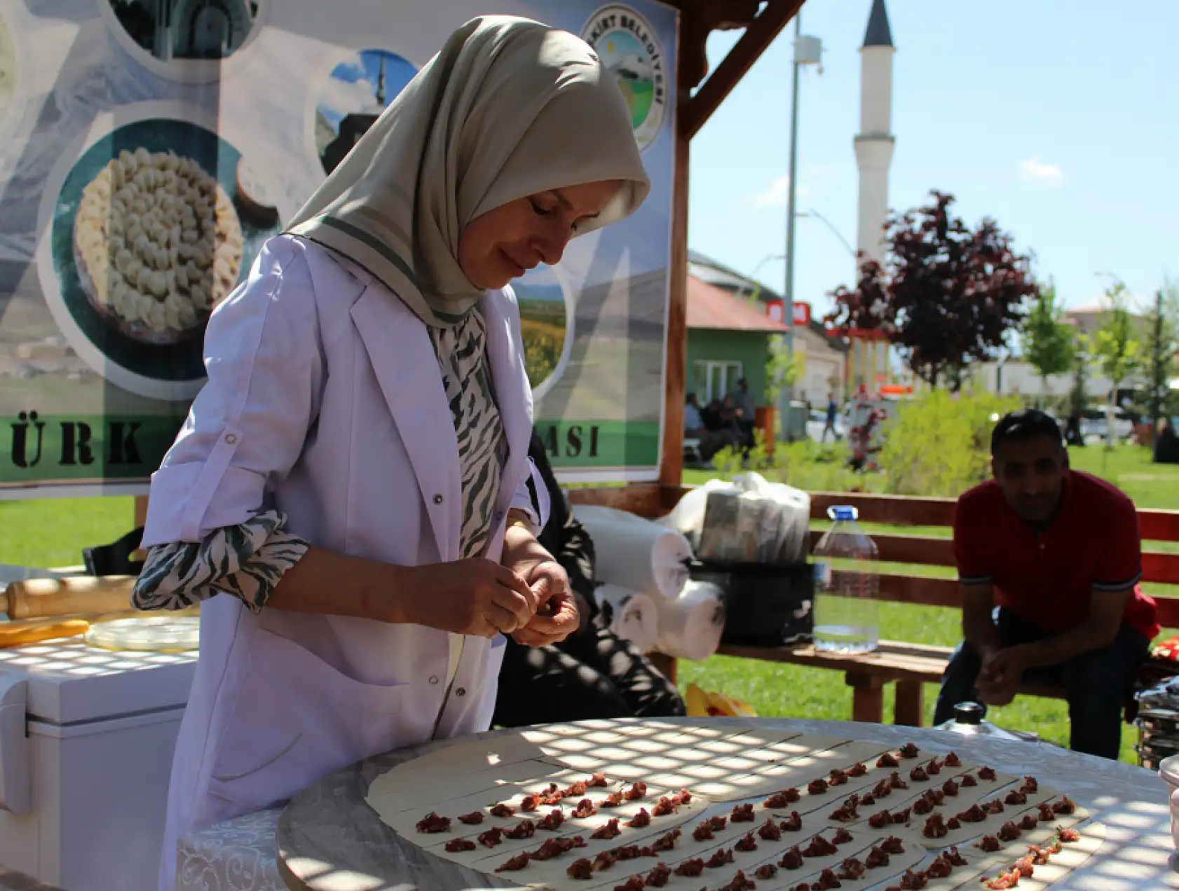 Eleşkirt standı Türk mutfağı haftasında ilgi odağı oldu