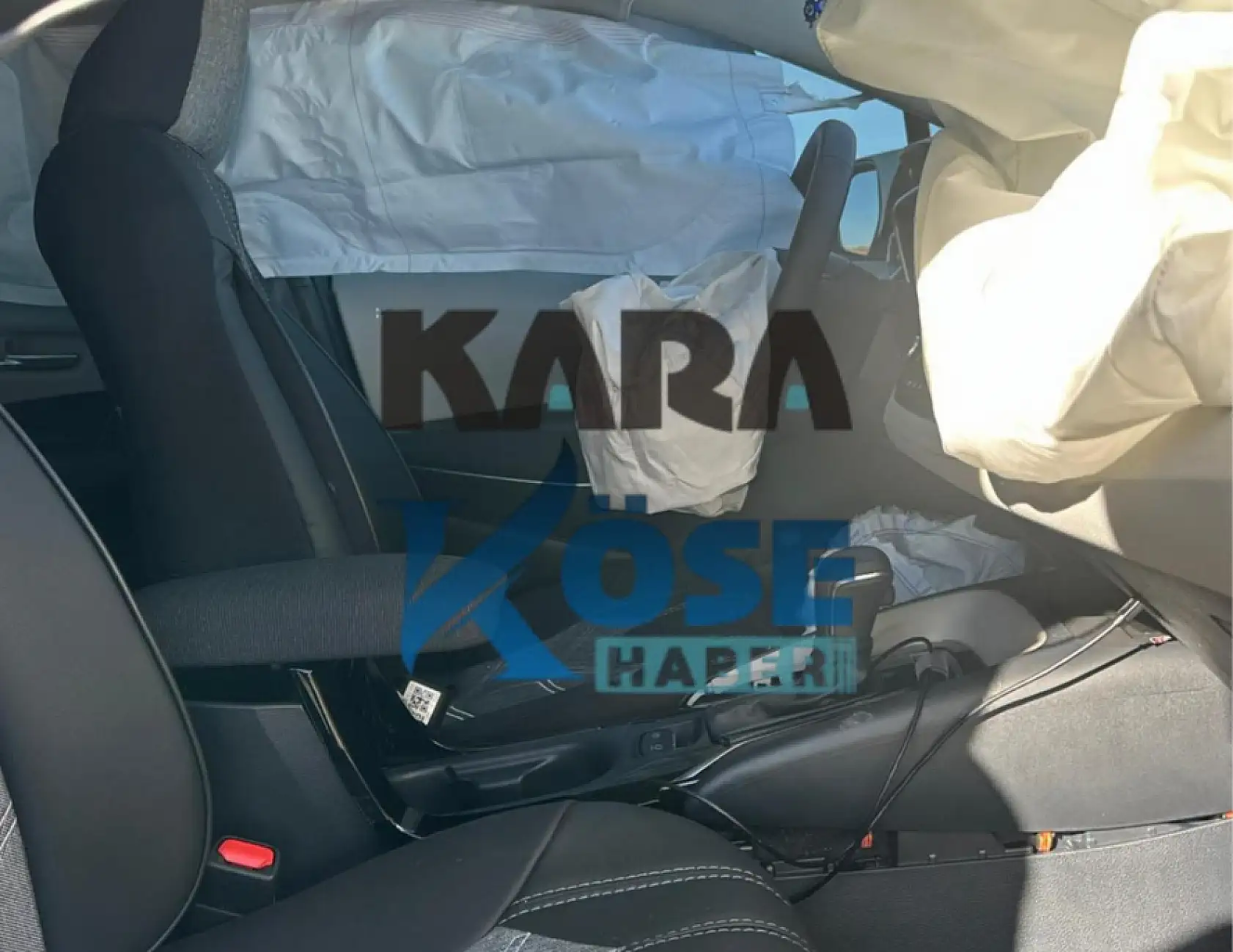 Taşlıçay–Diyadin yolunda yola çıkan inek kazaya neden oldu