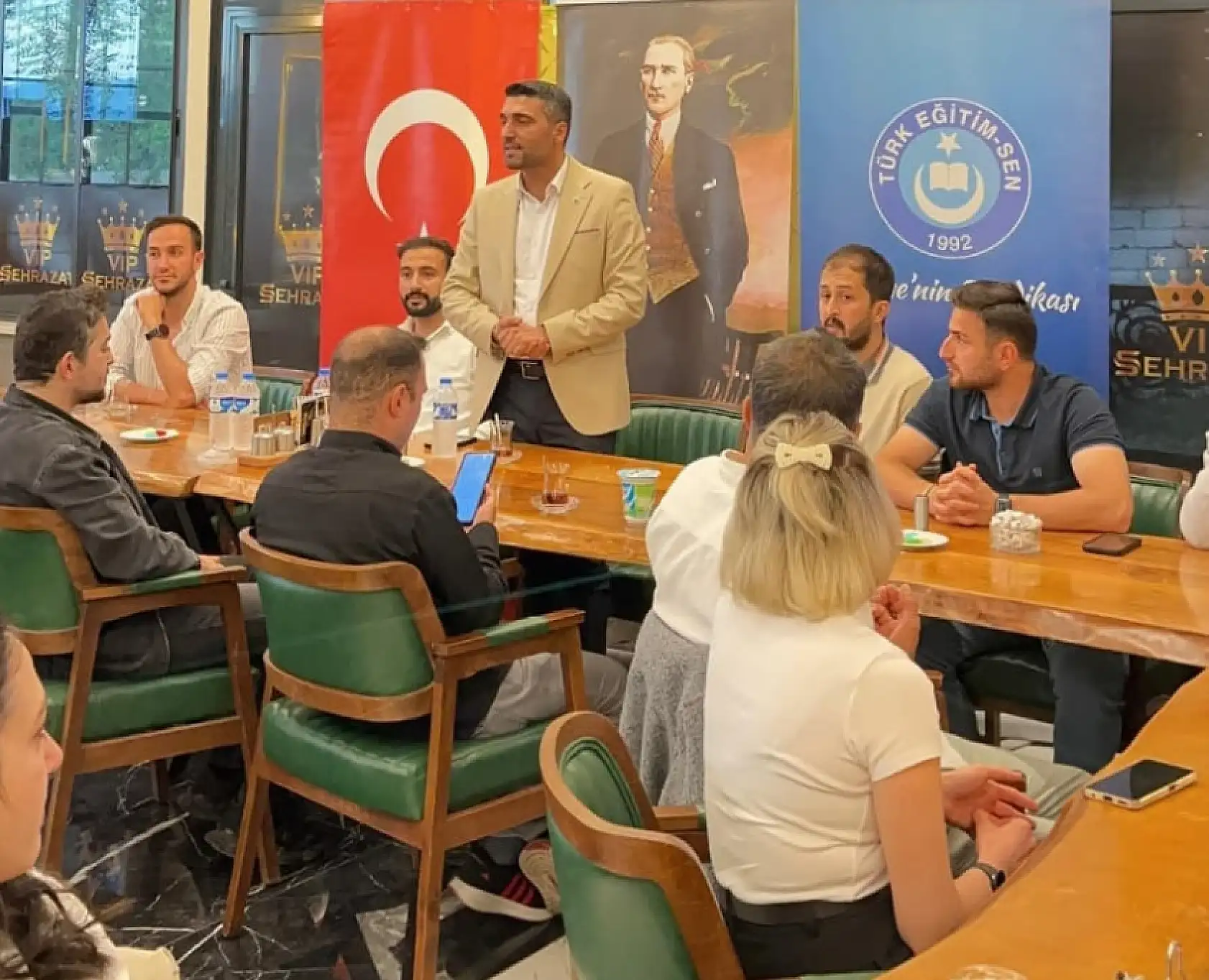 Türk Eğitim-Sen'in yeni başkanı ilk ziyaretini Doğubayazıt'a yaptı