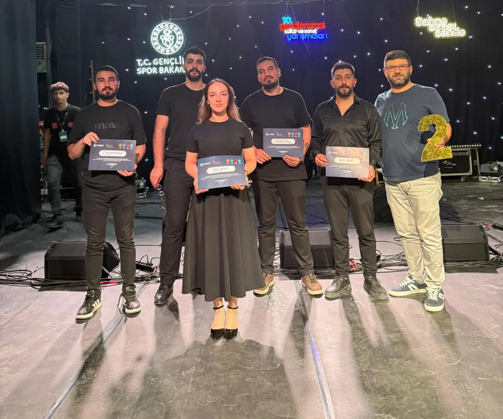 Gençlik ve Spor Bakanlığı ses yarışmasında Ağrı derecelerle döndü!