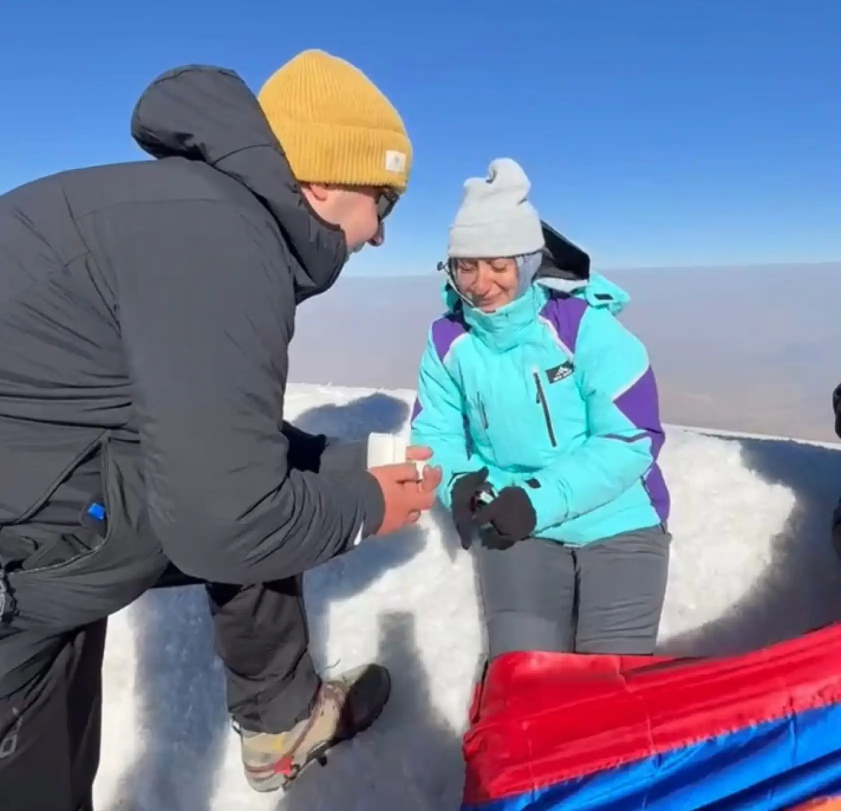 Türkiye'nin çatısı bu kez de aşka tanıklık etti!