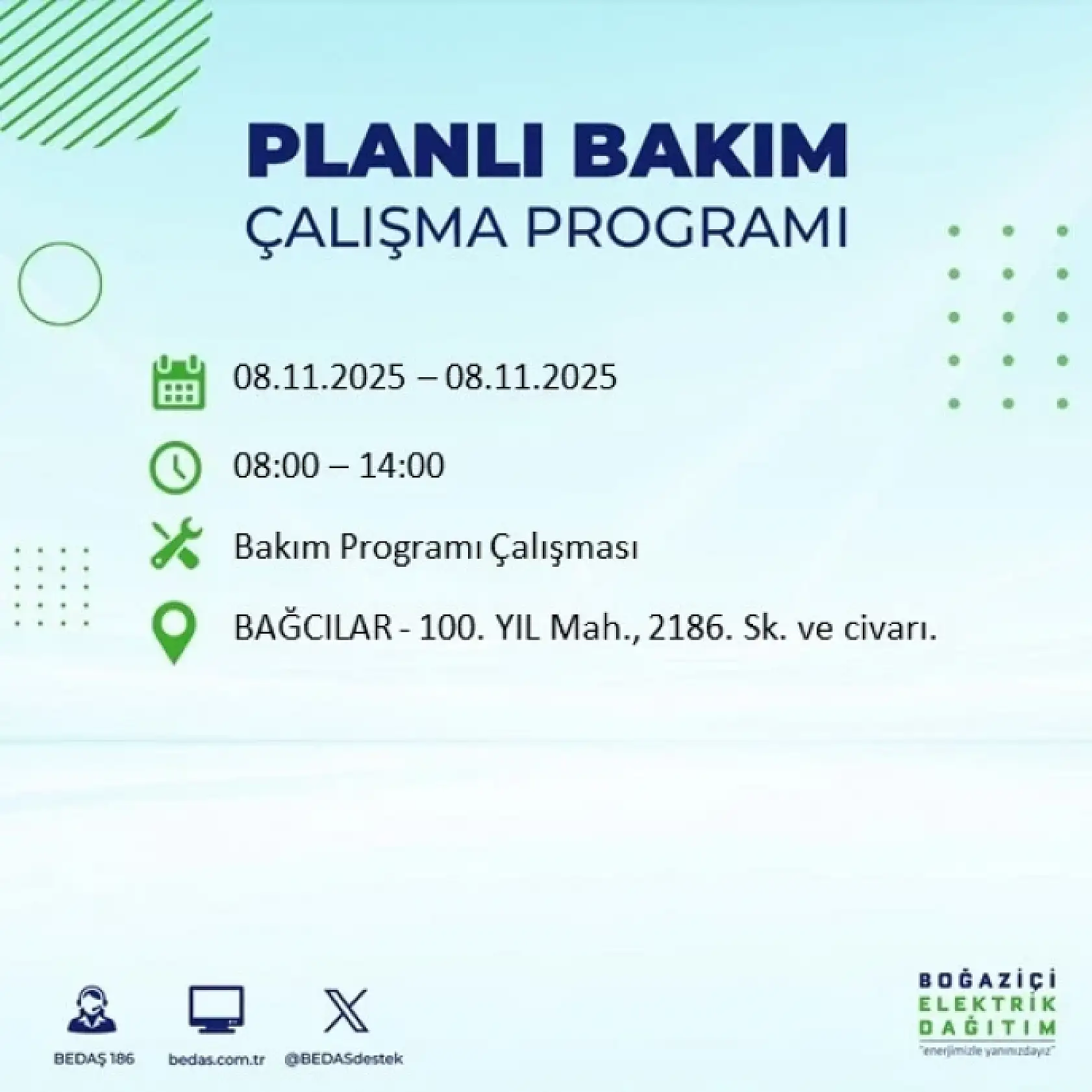 İstanbul'da 8 Kasım'da Elektrik Kesintisi: Bakım ve Altyapı Çalışmaları Nedeniyle Kesintiler Olacak!