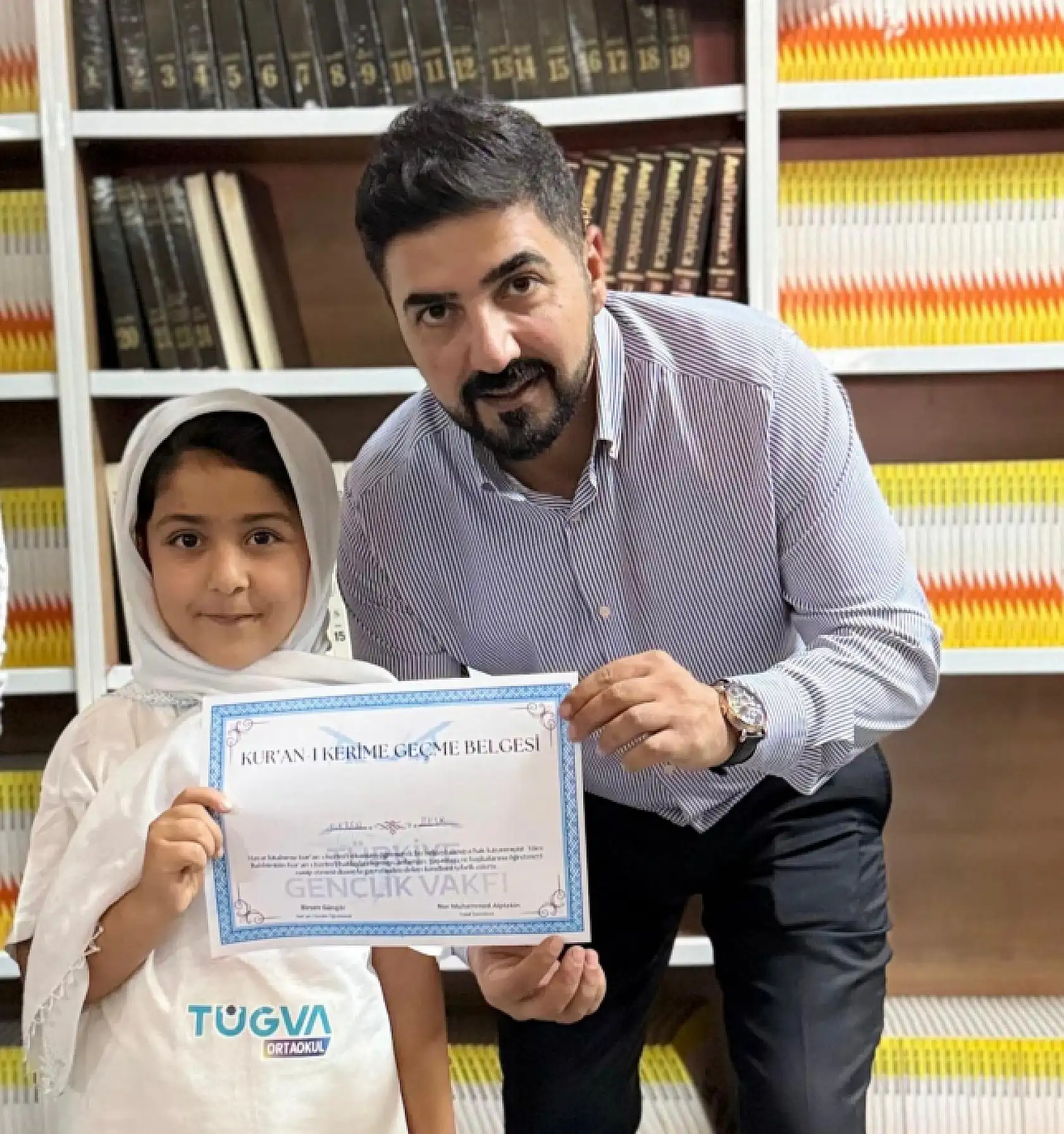 Miniklere moral veren buluşma Ağrı TÜGVA'da gerçekleşti
