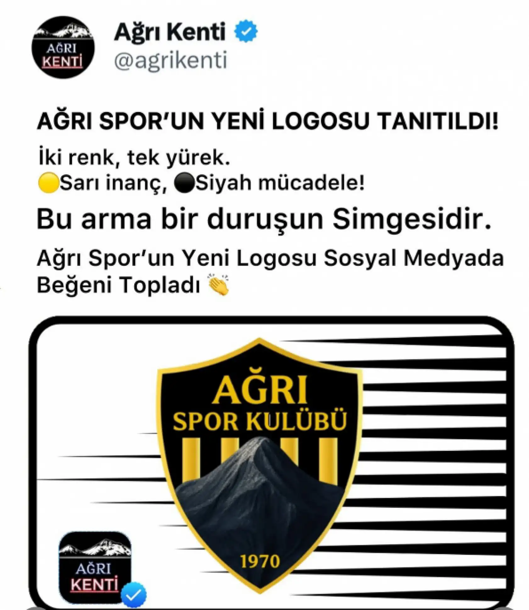 Ağrı Spor yeni sezona taraftar desteğiyle merhaba dedi!