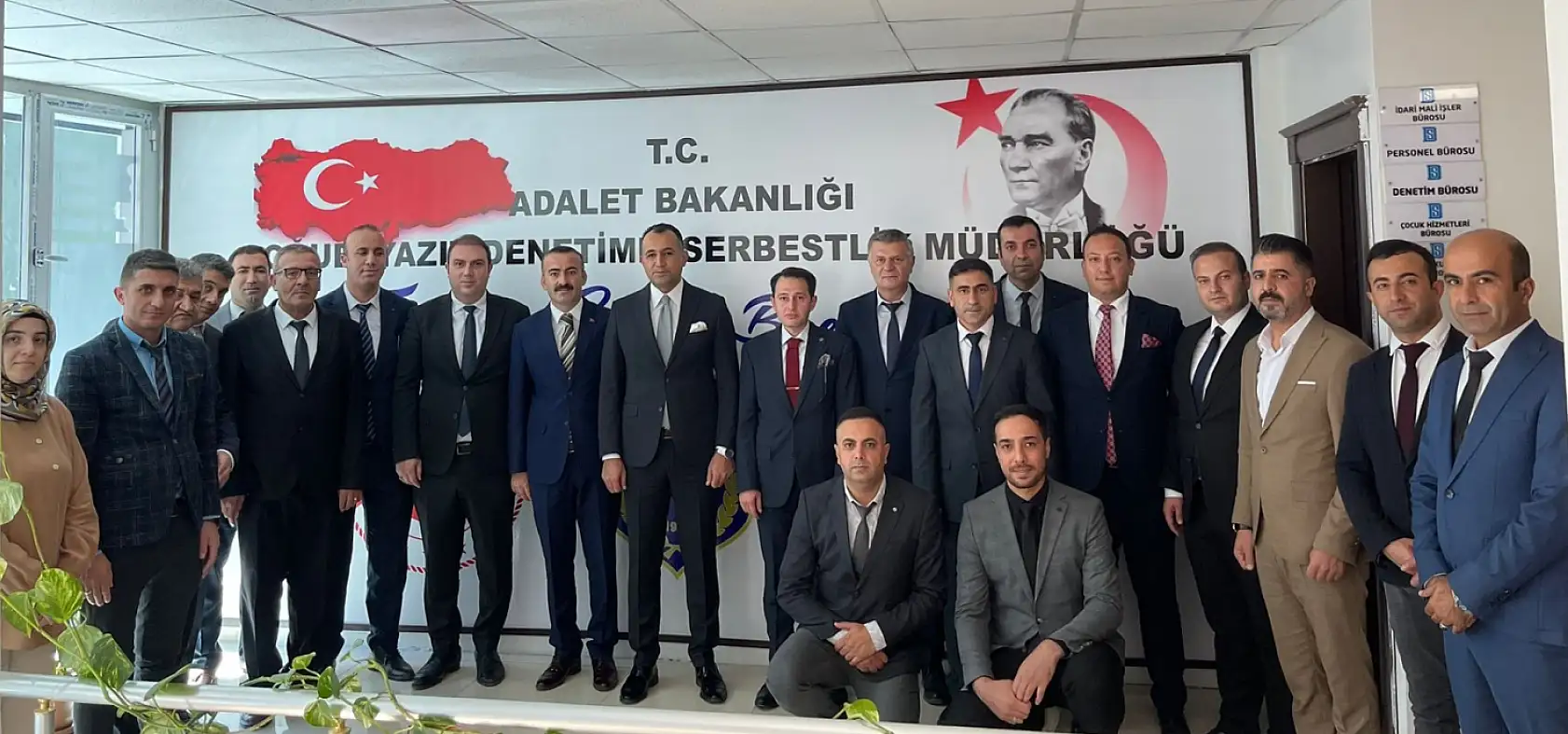Denetimli serbestlik heyeti Doğubayazıt'ta yeni hizmet binasını inceledi