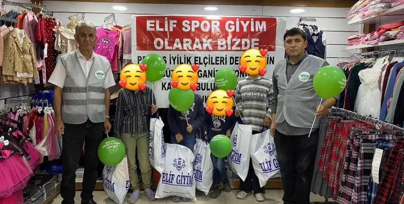 Patnos İyilik Elçileri Derneği öğrencilerin yüzünü güldürdü