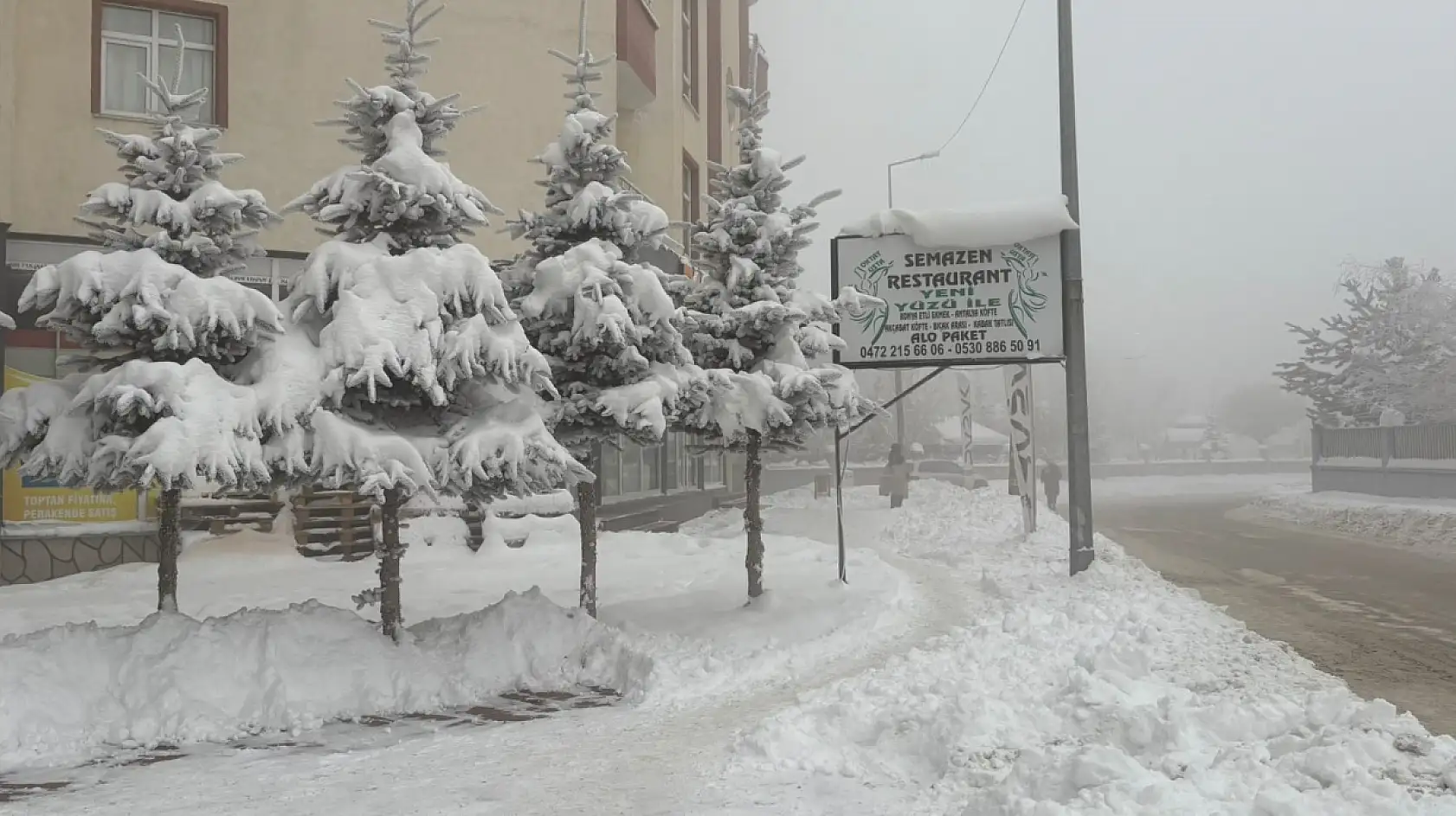 Ağrı'da kışın sert yüzü: Buzlanma ve sis, kentte zorluklar yaşatıyor