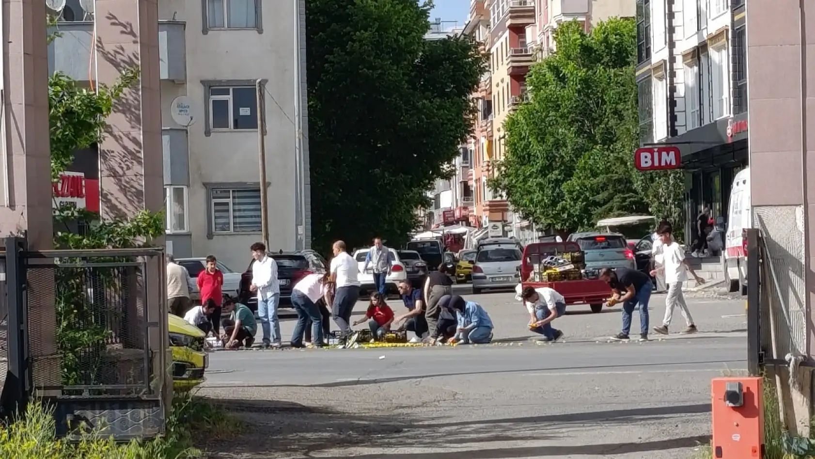 Ağrı'da insanlık ölmemiş dedirten görüntü
