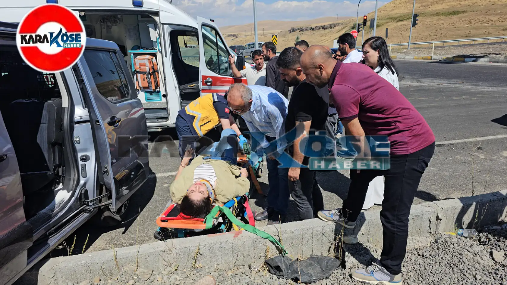 Ağrı Hamur–Tutak yolunda can pazarı! 6 yaralı, İlk müdahale Ağrı milletvekilinden
