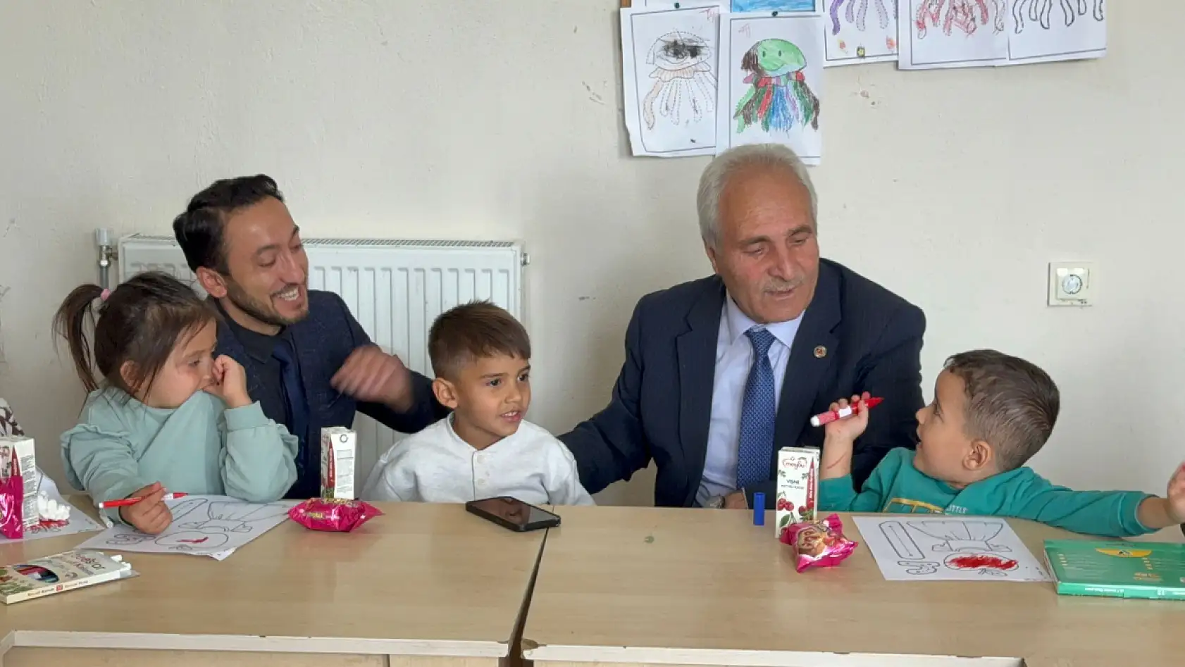 Eleşkirt'te kuran kursu ziyareti: Minik öğrencilerle samimi sohbet