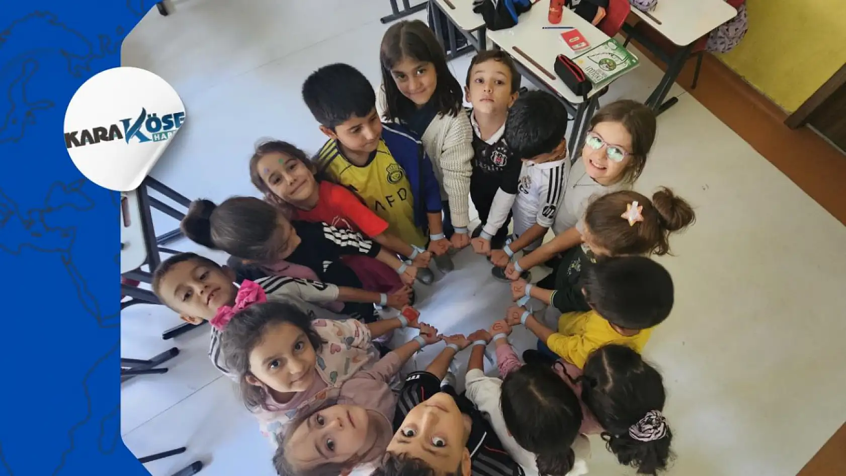 Ağrı Doğa Koleji'nde çocuklar barışın rengini çizdi