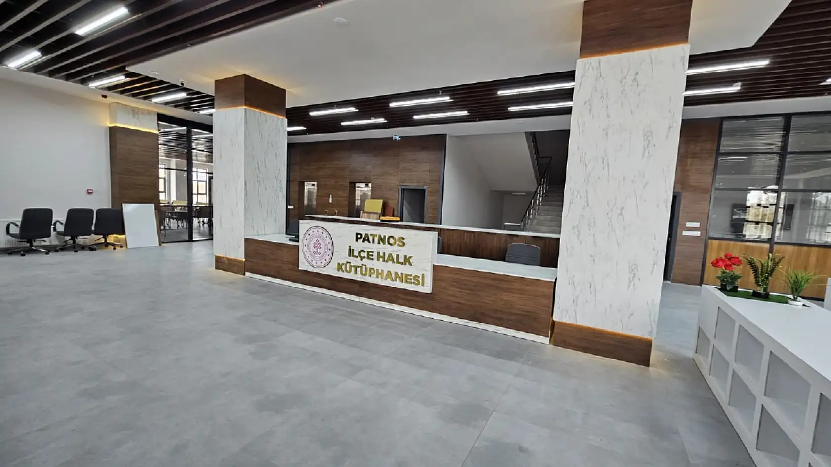 Patnos'un yeni kütüphanesi tamamlandı: Açılışa gün sayıyor