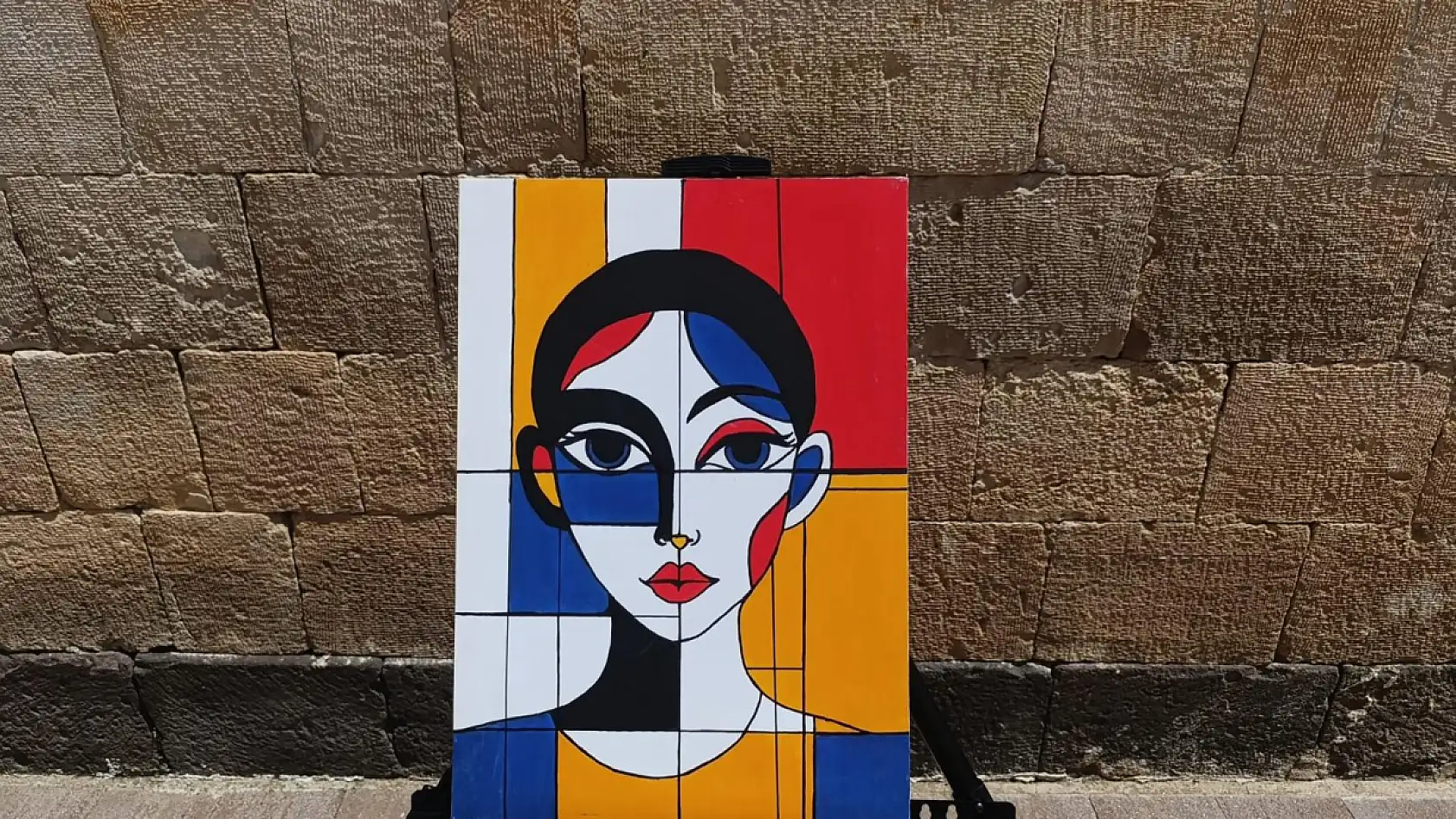 Ağrılı çocukların resimleri İshak Paşa Sarayı'ndaki sergide göz doldurdu