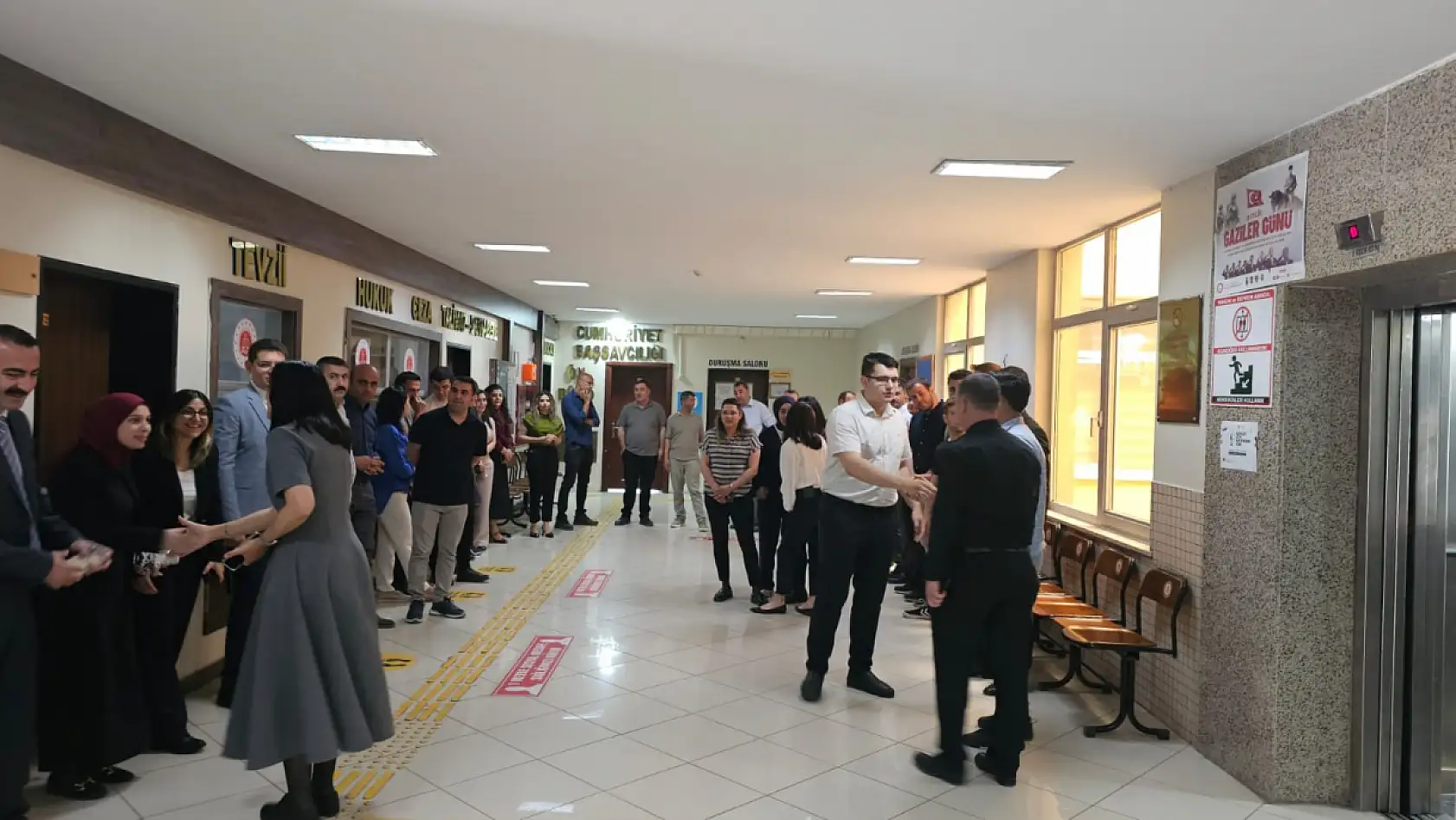 Doğubayazıt'ta adalet camiası bayramlaştı