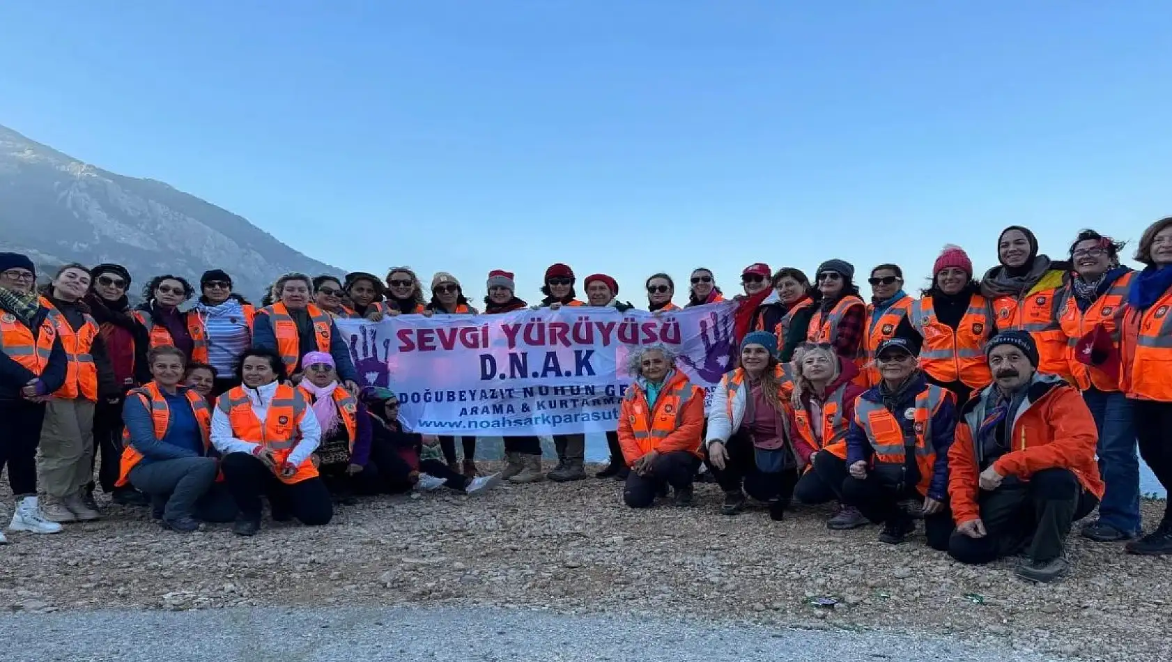 Ağrı'dan Sevgi Yolu'nda 40 Kadın