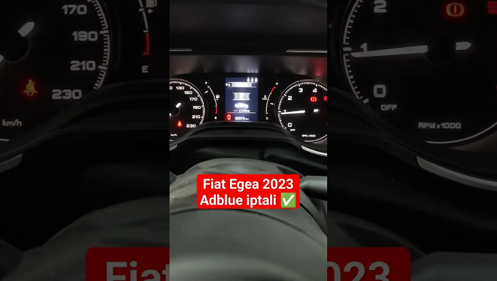Egea AdBlue uyarısından sonra kaç km gider? Fiat Egea AdBlue Uyarısı Nedir? Egeada AdBlue biterse ne olur? AdBlue ışığı nasıl söner?