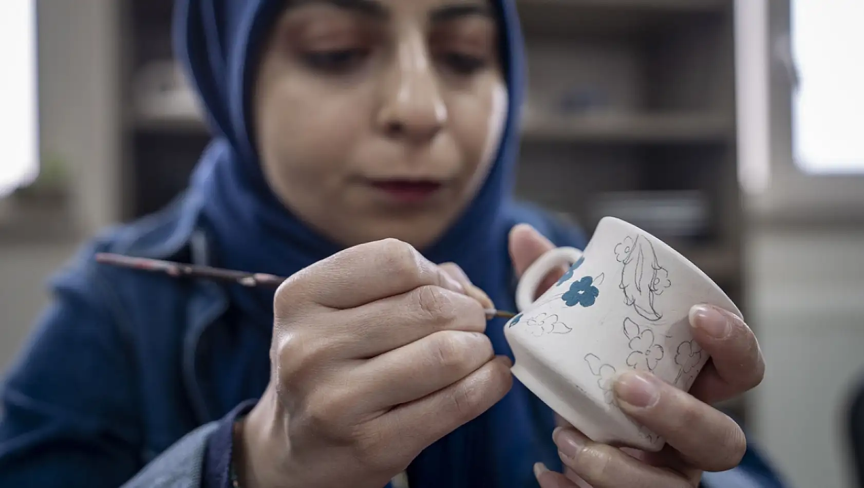 Erzurum'da çini sanatı yeniden canlanıyor