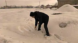 Bembeyaz kar bir gecede kahverengiye döndü