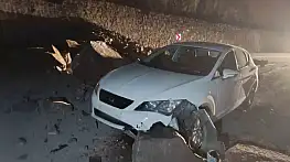 Erzurum-İspir yolunda saniyelerle kurtuldu