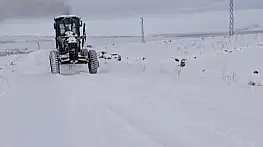 Iğdır'da Köy Yollarında Karla Mücadele Devam Ediyor