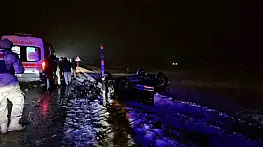 Muş-Erzurum yolunda otomobil takla attı