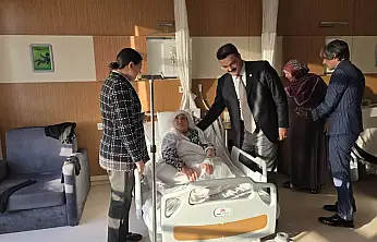 Acu ve Karabulut Mevlid Kandili'nde hastaları unutmadı
