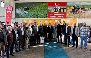 Ağrı'da 1.100 çiftçiye 550 ton buğday tohumu dağıtıldı