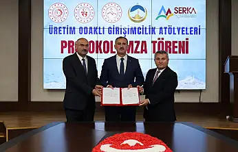 Ağrı'da 135 milyon liralık girişimcilik yatırımı için imzalar atıldı