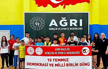 Ağrı'da 15 Temmuz anısına dart ve bocce turnuvaları tamamlandı