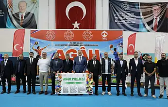 Ağrı'da 171 okula 22 bin 200 parça spor malzemesi dağıtıldı