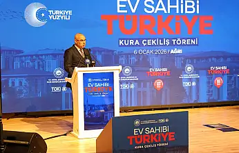 Ağrı'da 2 bin 840 konut için kura çekimi yapıldı